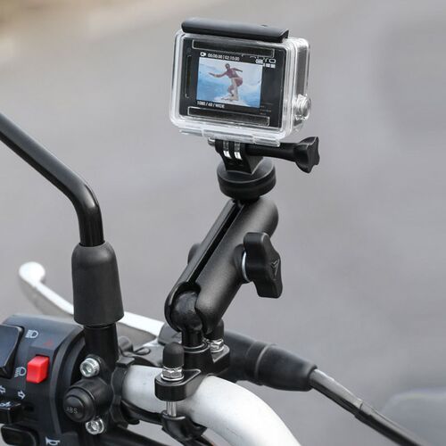 GoPro Mount Holder For Motorcycle Accessories Handlebar Mirr