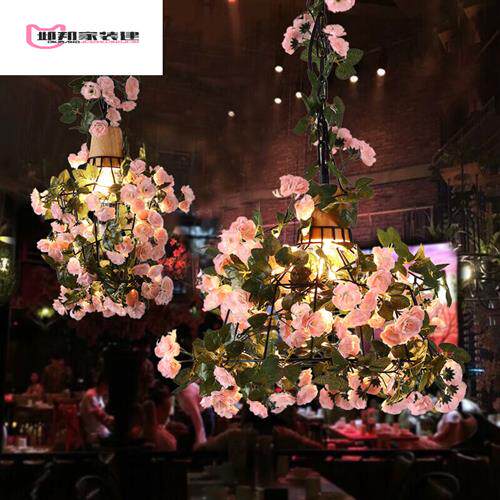 速发时优植物吊灯音乐餐厅 铁艺装饰吊灯音乐餐厅吊灯酒吧清吧卡