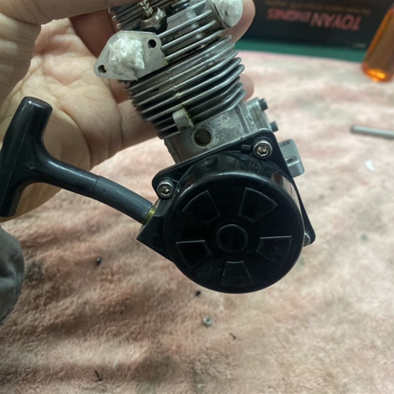 os40级四冲程甲醇发动机引擎改手拉器电启动定做配件底座滤离合器