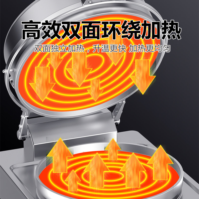 燃气电饼铛商用酱香饼烤饼机水A煎包煎饼机烙饼锅玉米饼摆摊机煤高性价比高么？