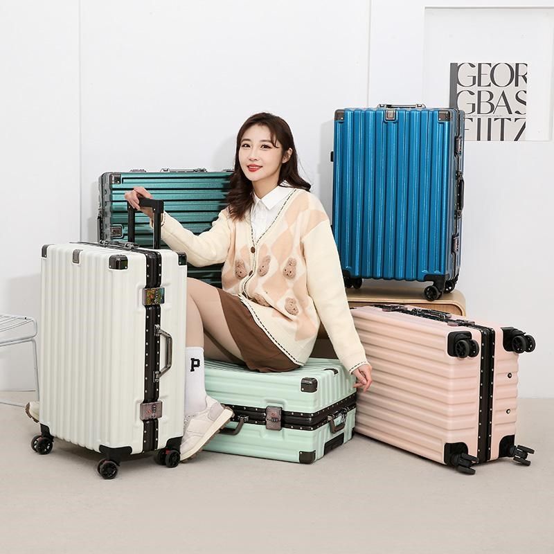 铝框行李箱拉链男女大容量密码箱旅行箱学生万向轮拉杆箱小登机箱,箱包皮具/热销女包/男包,旅行箱,淘宝优惠券,粉丝福利购,淘宝优惠卷