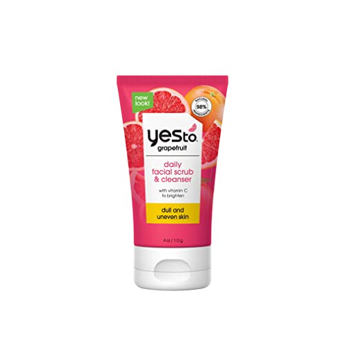 速发Yes To Grapefruit Daily Facial Scrub& Cleanser Exfolia