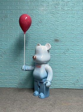 KAWS暴力熊积木熊客厅样板间售楼处乔迁落地软装公仔雕塑大摆件