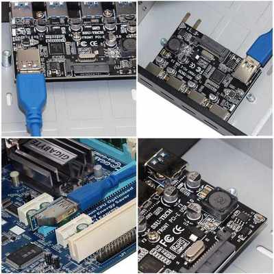 极速Super Speed PCIE to 4 Ports USB 30 5Gbps PCI Express Exp