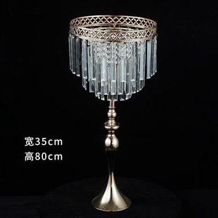 水晶冰条婚礼堂桌花器主桌花器酒店婚庆亚克力桌面摆件装饰道具