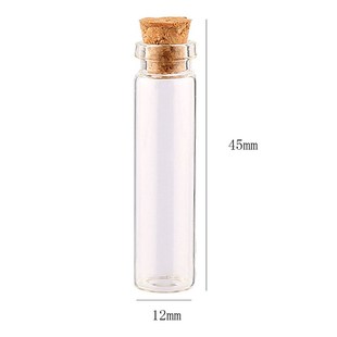 Mini Empty 45MM 速发20Pcs 3ML Jars Bottles Glass Sample