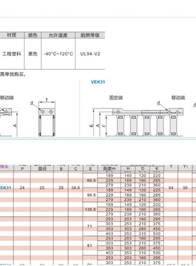 拖链VBK21-F60 F20 F30 F40 F50 F20-R38-VEK21 静音型
