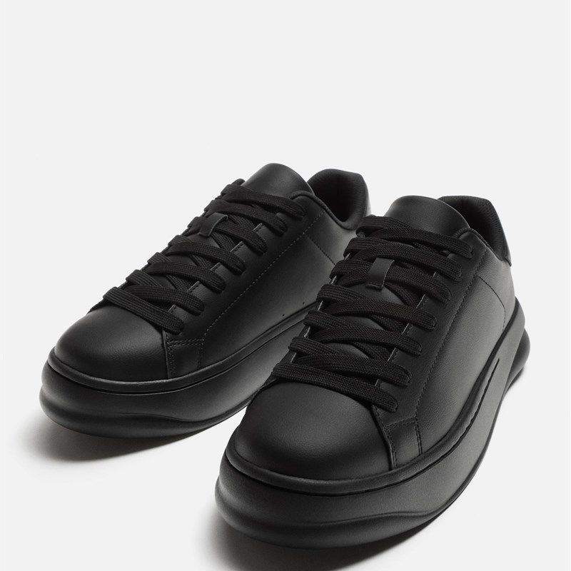 新品男鞋圆头平底系带黑色厚底休闲运动时尚百搭增高板鞋老爹鞋,流行男鞋,时尚休闲鞋,淘宝优惠券,粉丝福利购,淘宝优惠卷
