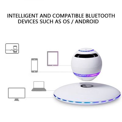 新品BLuetooth SPeaker Levitating Magnetic WireLeSS Led Porta