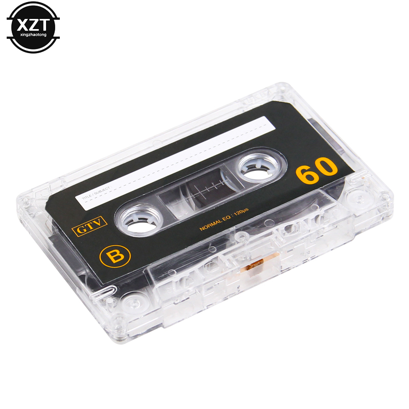 推荐1pcs Standard Cassette Blank Tape Player Empty 60 Minute