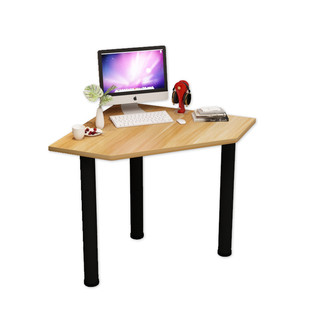 家用小户型迷你电脑桌三角形L型墙角拐角办公桌书桌写字桌定制