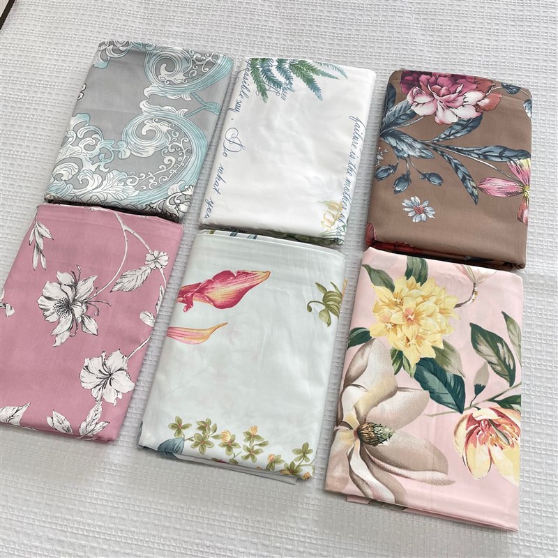 现货品牌余 80支纯棉床单三w件套埃及长绒棉贡缎双人睡单100%全棉