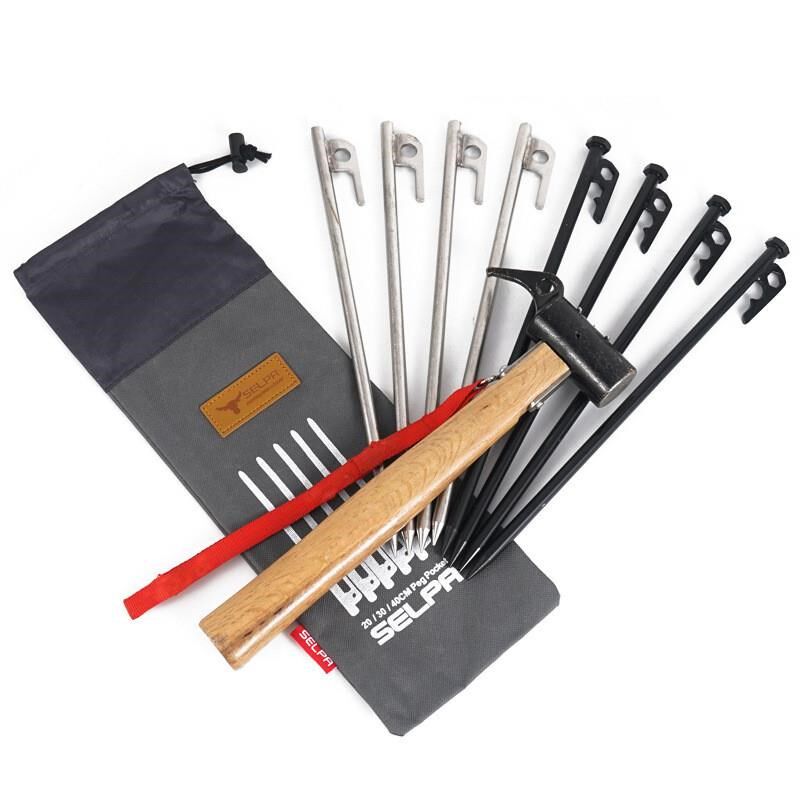 PROCESSING CUSTOM KOREAN OXFORD CLOTH 20CM GROUND NAIL BAG OUTDOOR CAMPING NAIL BAG W NA BAG THICKENED STORAGE BAG