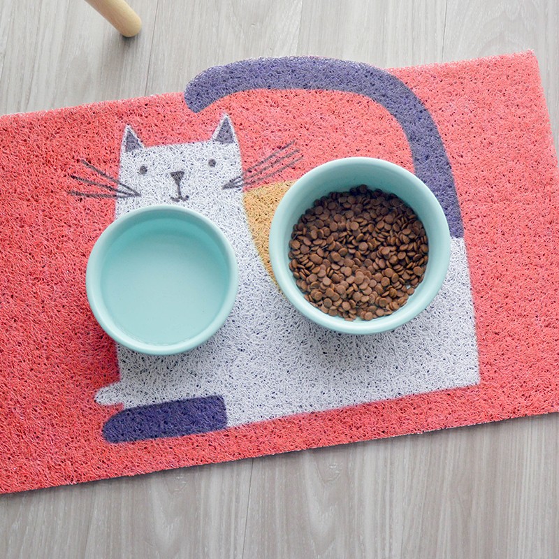 宠物猫砂垫防带出防溅加厚猫餐垫可剪裁入户地垫门垫猫咪磨爪垫