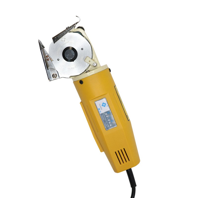 乐江70Ac手提圆刀裁布机 电剪刀裁剪机切布机 原装电剪微型裁布机