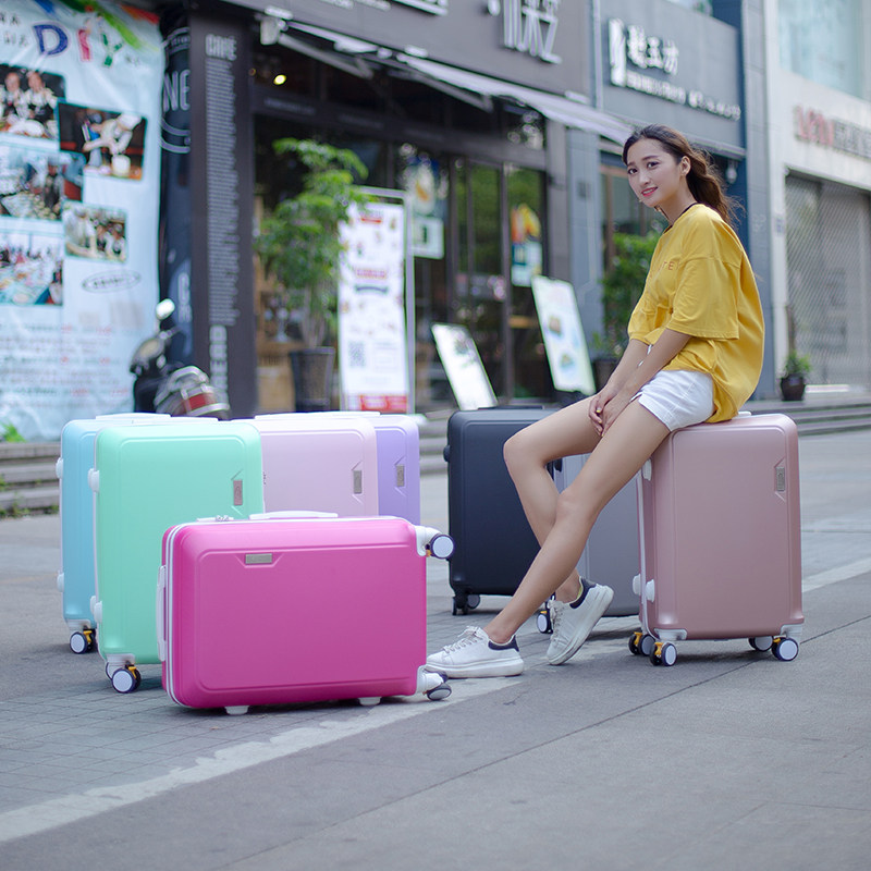 时尚行李箱女20寸可爱拉杆箱韩版24寸小清新旅行箱26寸大学生箱包