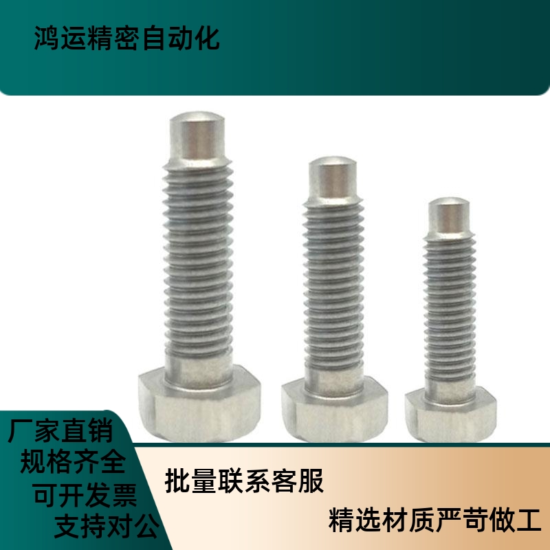 PBE06不锈钢粗牙定位螺栓前端R型STBAS4/5/6/8/10/12-20/25/30/80