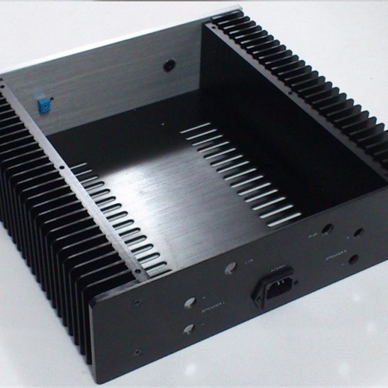 320宽X90高X300深的全铝合金功放G小甲机箱(前后面板有空白尺寸)