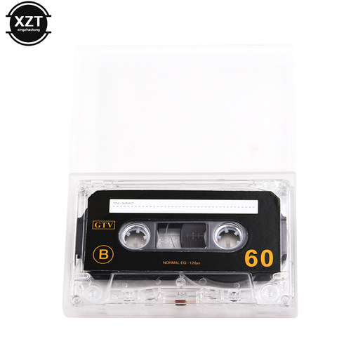 热销1pcs Standard Cassette Blank Tape Player Empty 60 Minute