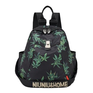 秋冬洋气轻便旅游双肩包女2024新款时尚女士背包牛津布休闲旅行包