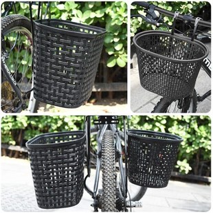 山地车挂篮自行车车筐前筐蓝框前挂山地车菜篮子儿童单车车篮挂篮