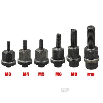 Mintiml Hand Rivet Nut Gun Head Nuts M3 M4 M5 M6 M8 M10 Simp