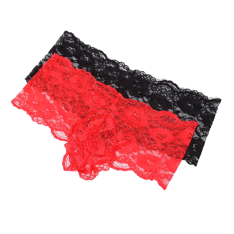 推荐Sexy Mens Floral Lace Briefs Jockstrap Pouch G-string Un