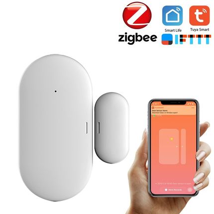 工厂直销涂鸦智能zigbee门磁探测D器 无线门窗感应器 智能联动门
