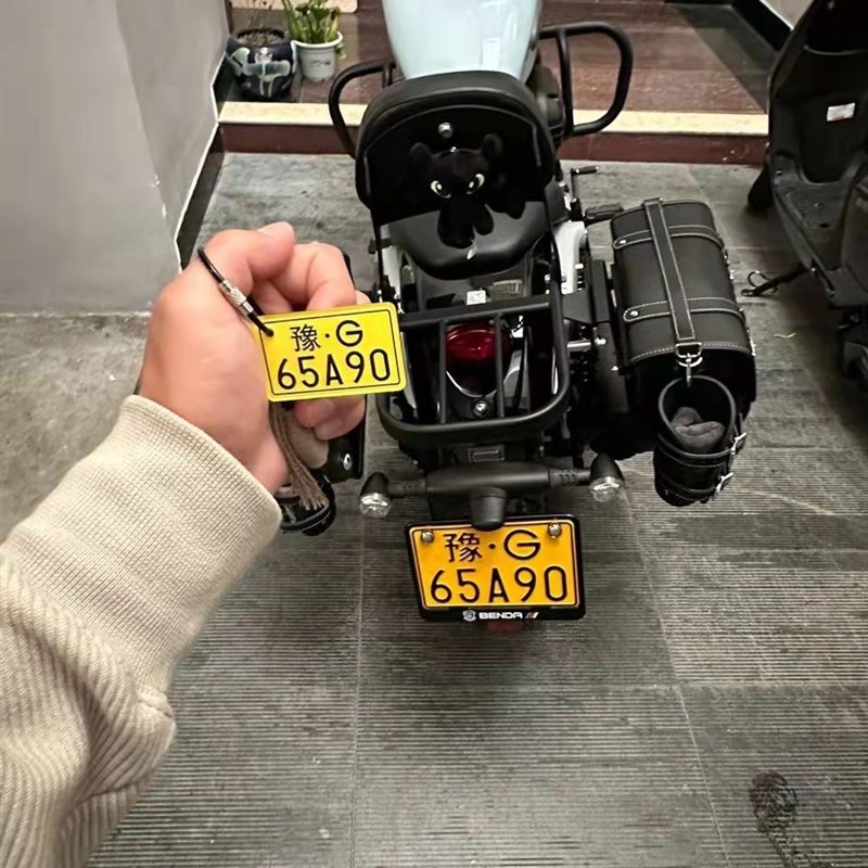 现货定制防丢钥匙扣挂件 汽车摩托车电动车钥匙防丢手机号码挂件