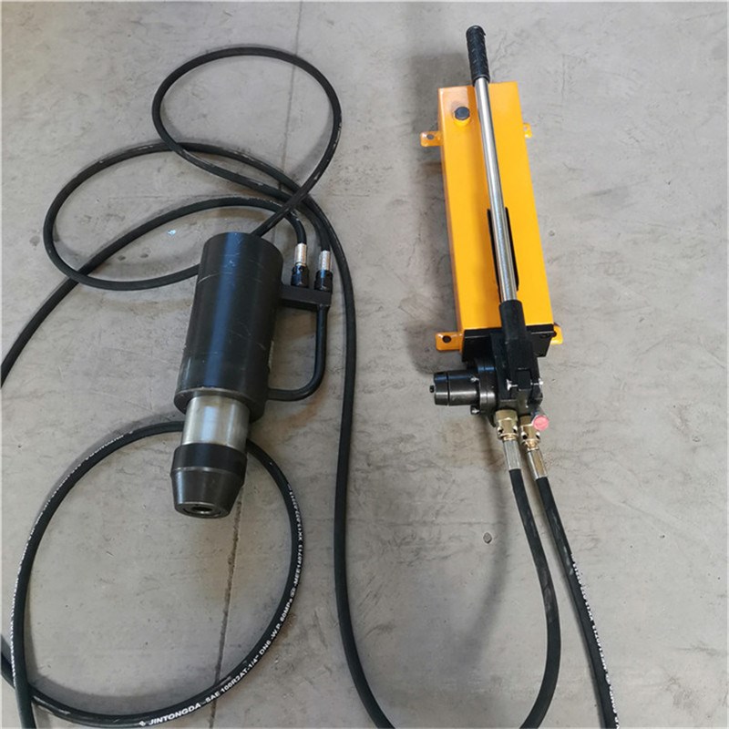 供应液压锚索张拉机具 矿用手动钢绞线张拉机 煤矿张拉设备型号