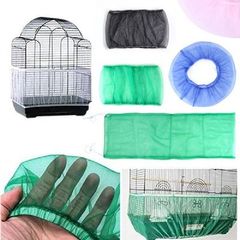 Nylon Net Receptor Seed Guard Bird Parrot CoverU Soft Easy