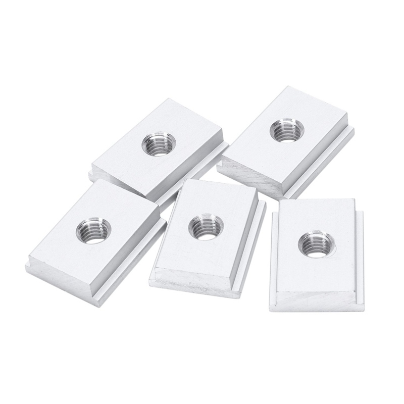 5Pcs M8 T-Track Slider Sliding BNut Aluminum Alloy T Slot Nu