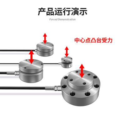 高精度轮辐式重力压力测力称重传感器H电缸平面抗冲击力拉力试验