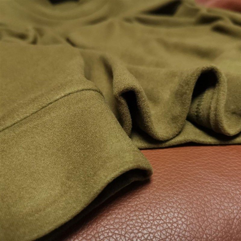 新品 加厚双面德绒发热保暖打底衫男半高领长袖T恤收口袖+直下摆