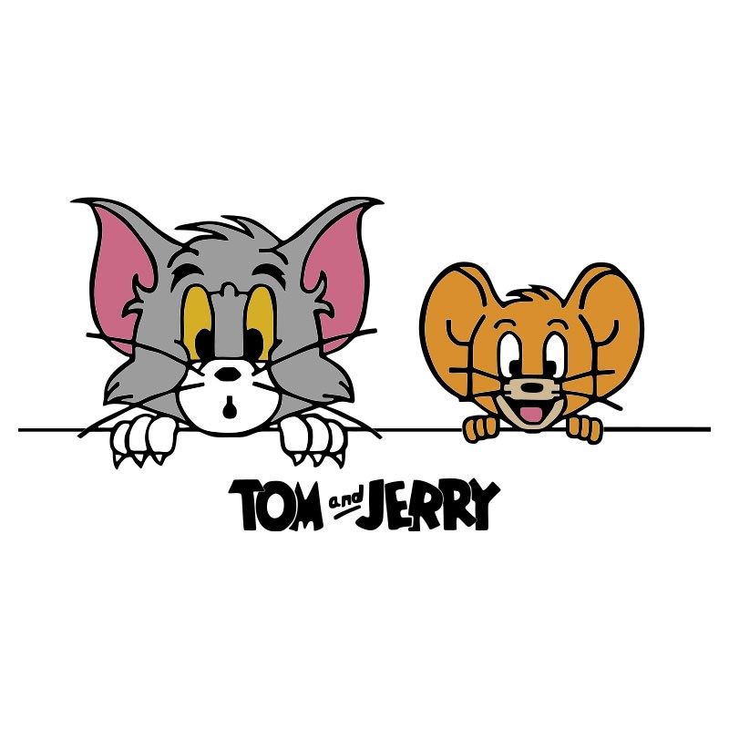 猫和老鼠电视机儿童房间背景墙面装饰画贴纸自粘2025新款客厅书桌