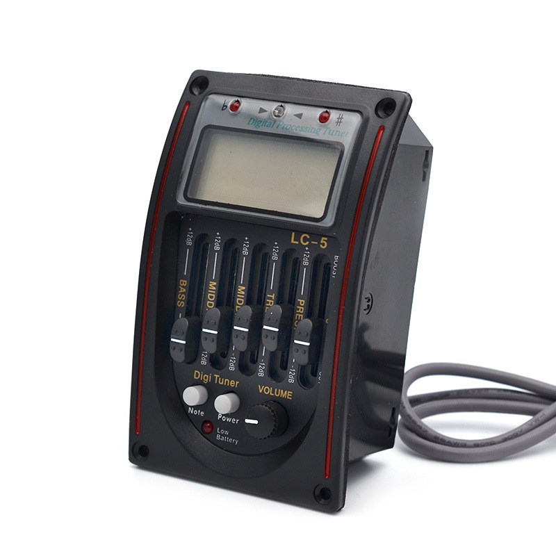 木吉他拾音器 LC-5电箱5段201 301 ISYS+  GTN均衡器带调音器背光