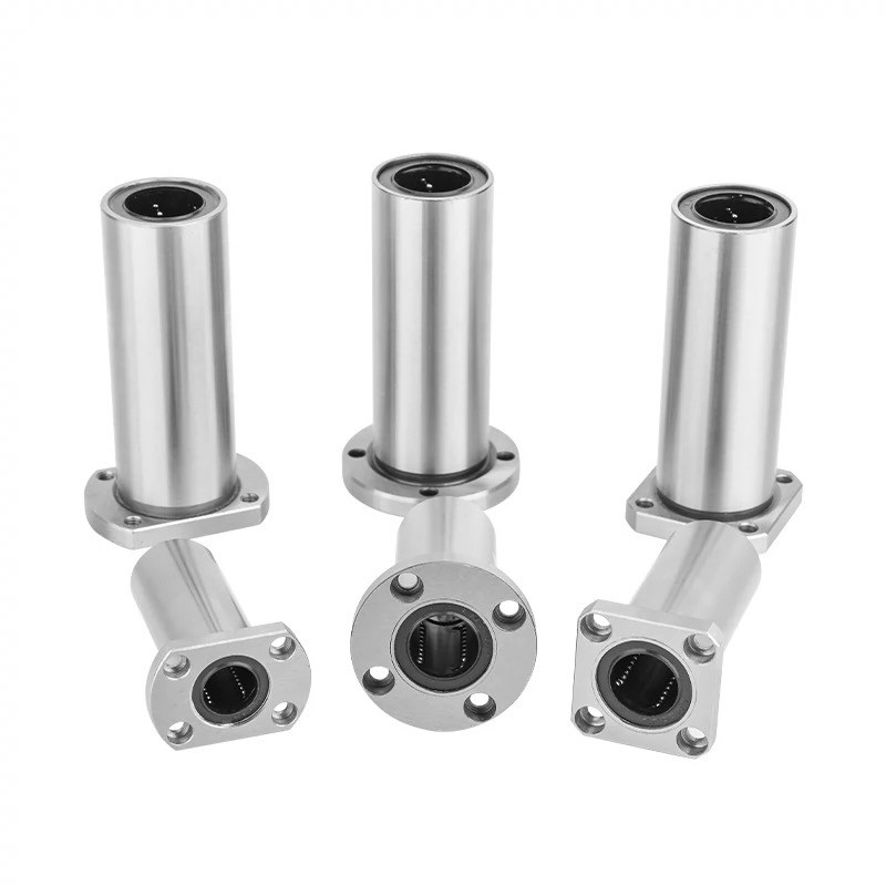 带圆法兰直线轴承E-LBF6/8/10/12/13/16/20/25/30/35/40UU/LUU