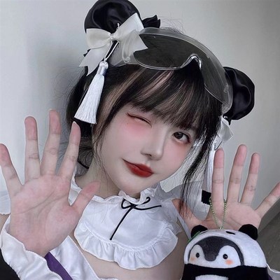 推荐包子头发饰原创中华风Lolita蝴蝶结发夹古风汉服头饰春丽发包