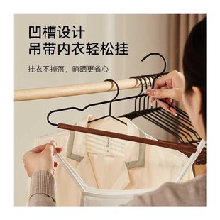 挂衣实木家用衣架木质防滑衣挂木头衣撑子衣柜酒店服装店