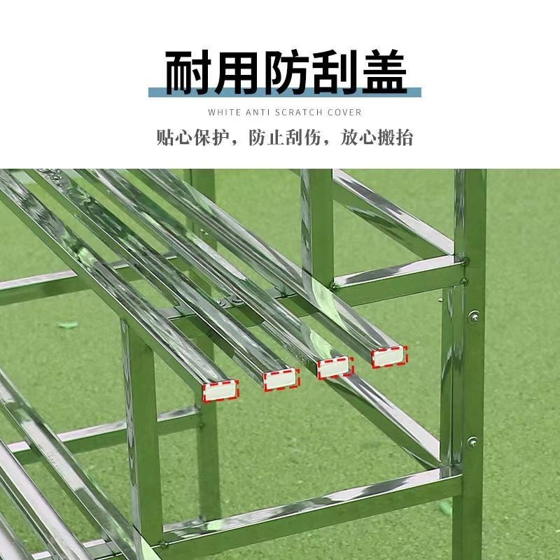 不锈钢花架多层阶梯式阳台多肉架子客厅户外防水防晒加厚置物架子