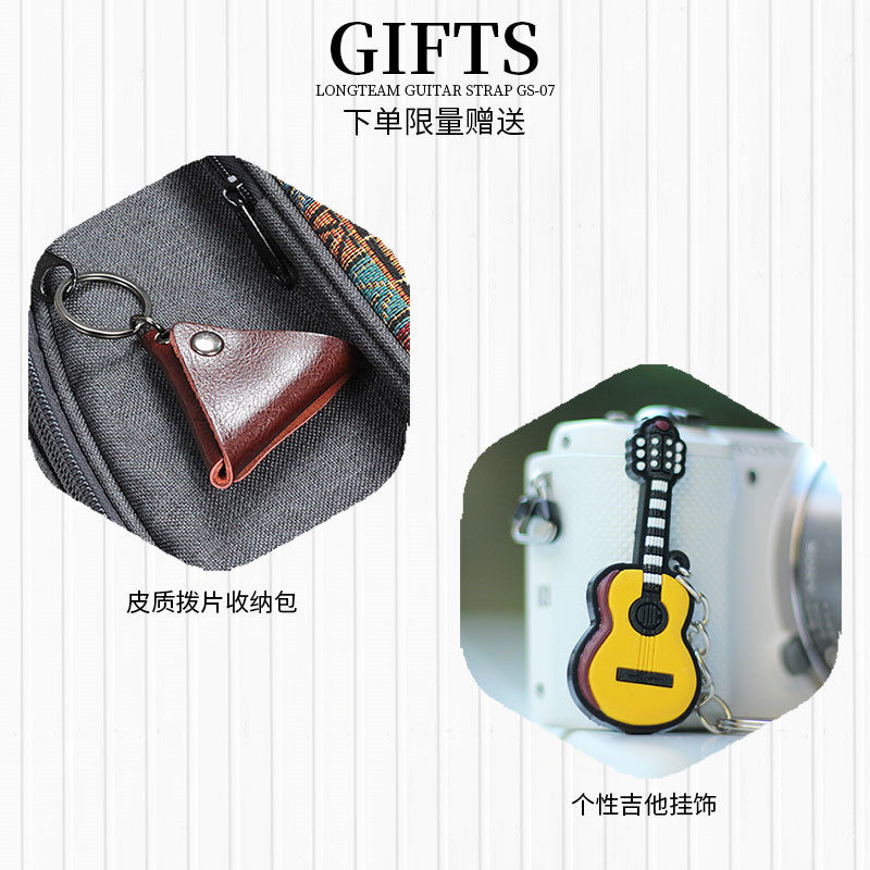 民谣吉他琴包40/41/36/39寸个性彩绘K古典吉他背包套女可爱吉他包