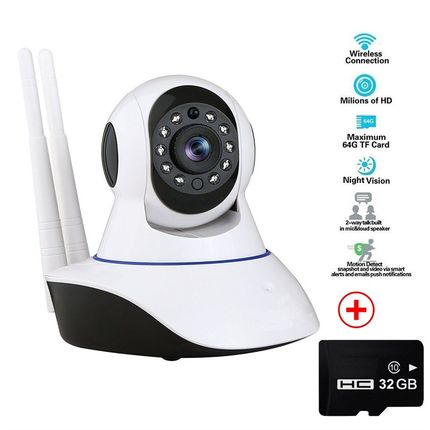 720P HD Home 360 Video Camera Security Camera WiFi Wireless