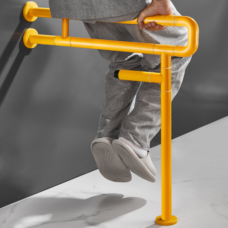 无障碍马桶折叠栏杆卫生间残疾人老人安全厕所浴室坐便Z起身器扶