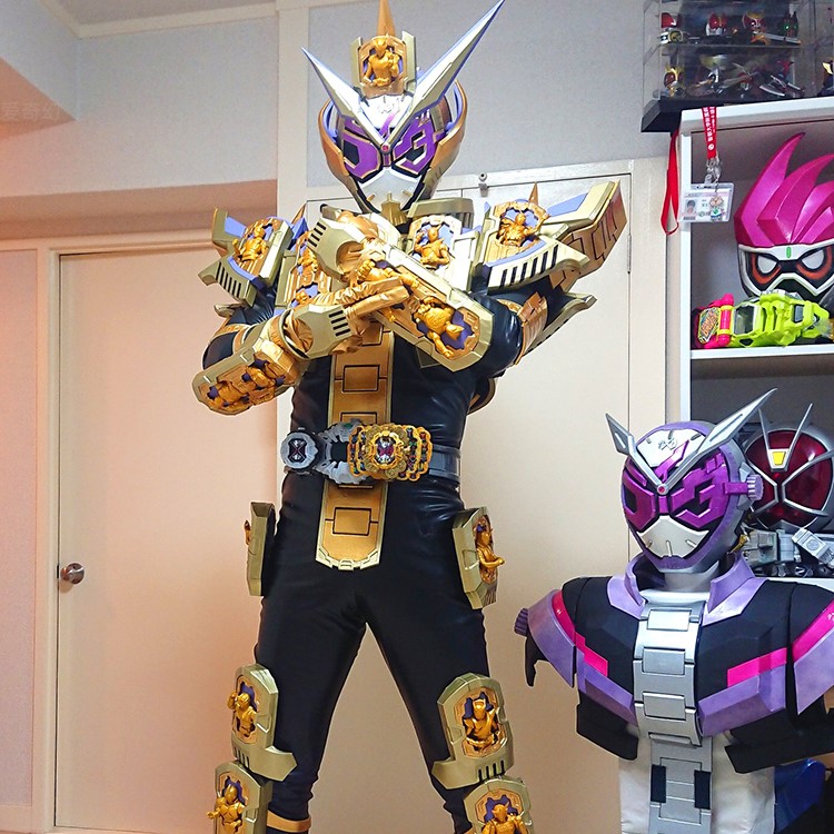 假面骑士皮套ZIO可穿戴全身盔甲安全帽摆件dIiy手工EVA模型COS道
