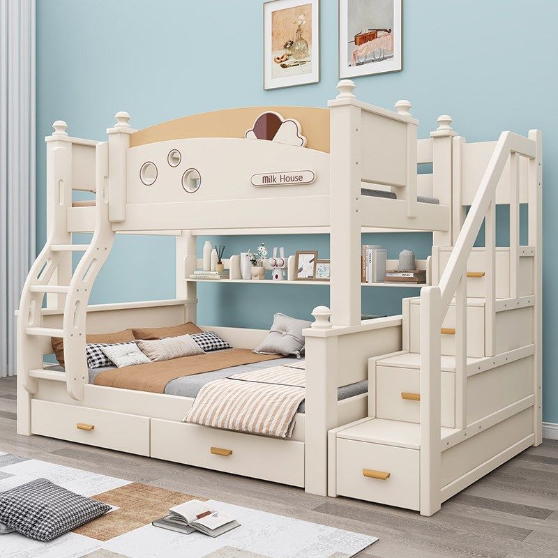 加粗实木上下床成人两层床双层床高低床子母床上下铺床儿童母子床,住宅家具,高低/子母床,淘宝优惠券,粉丝福利购,淘宝优惠卷