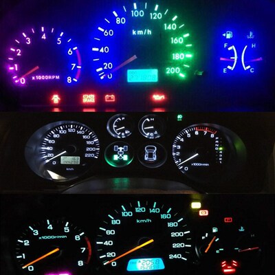 10Pcs T5 B8.5D B8.5 SMD LED Car Light Automobiles Light-emit