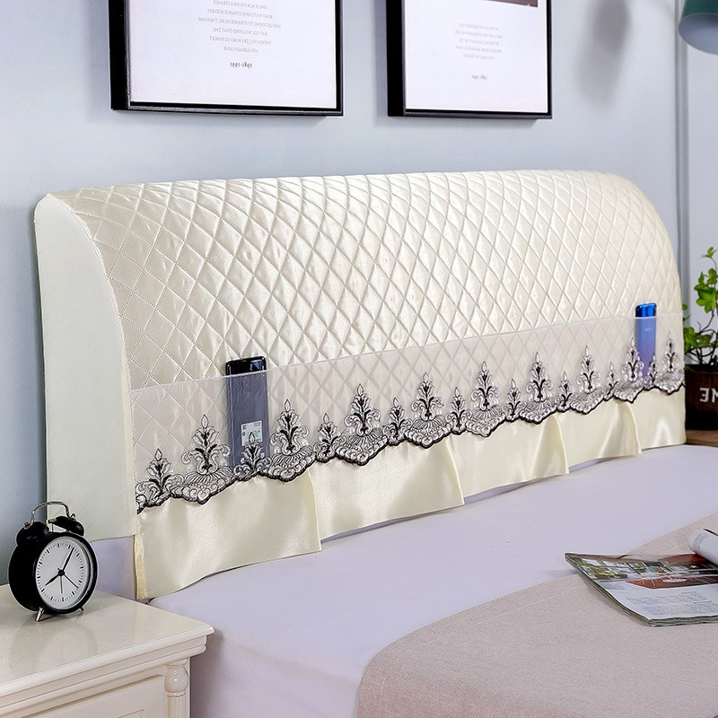 XXP4床头套罩全包可拆t洗木板皮床布艺软包床靠背罩保护套床头罩