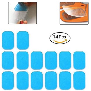 14Pcs Replacet Gel Pads Sheet Abdominal Belt Toning Muscle T
