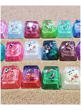 Koi Design Resin Keycaps For Cherry Mx Switch Mechanical Gam