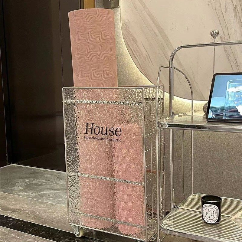 杜琥瑜伽垫收纳筐健身器材收纳筒收纳神器可移动夹缝收纳置物架,收纳整理,运动器材收纳用具,淘宝优惠券,粉丝福利购,淘宝优惠卷